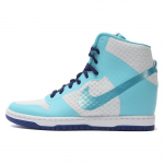 Nike Dunk High 2.0 libisemiskindlad l&ouml;&ouml;gisummutavad kulumiskindlad k&otilde;rge s&auml;&auml;rega rulasaapad Naiste tossud Valge Sinine 725069-104 38
