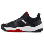 Puma Rebound Kangas Nahk Future Cage Mugavad Mitmek&uuml;lgsed Keskmise s&auml;&auml;rega Vabaaja Jalan&otilde;ud Unisex Vabaaja Jalan&otilde;ud Must Punane 383856-04 36
