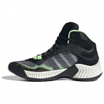 Adidas Pro Ventilate Mid Mugavad Trendikad P&otilde;rutust Summutavad Libisemiskindlad Korvpallijalatsid Meeste Tossud Must Valge Roheline JH8079 40