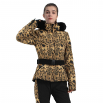 Naiste &uuml;lik&uuml;lma topeltlaua suusariided: Tuulekindel, udusulgedega soojustatud, soe suusajope Medium