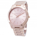 Renoveeritud Michael Kors Runway roosakuldse tooniga MK3197 naistekell