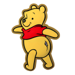 Magnetiline konks 2 Disney Winnie the Pooh MH2-D-06