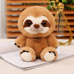 22-39 cm Kawaii laisk pl&uuml;&uuml;sis m&auml;nguasjad Pehme t&auml;idisega loomade laiskusega nukud M&auml;nguasjad Pehmed s&uuml;nnip&auml;evakingitus lastele T&uuml;drukute peotarbed 22cm pruun