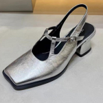 Suvised k&otilde;rged kontsad Naiste sandaalid Ruudukujulise ninaga kingad Kleit Elegantne Naiste pumbad 2025 Uus trend Br&auml;nd Pidu Naiste Zapatillas 35 h&otilde;be