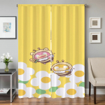 Magamistoa pimendavad kardinad ustele Kardinad elutuppa 2 t&uuml;kki Pimendavad kardinad Uksekardin P-pokemon-n Vahesein Vari W50xH70cmx2pcs-CL