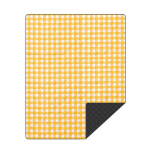 Eriti suur piknikutekk veekindel liivakindel paksendatud kergesti kaasaskantav kokkupandav v&auml;li piknikumatt rannatekk 150x200cm kollane