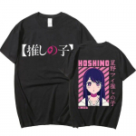 Jaapani Anime Oshi No Ko Tee S&auml;rk Unisexga Kawaii Ai Hoshino Graafiline T-s&auml;rk Unisex WoUnisex Aesthetics 100% Puuvilla T-s&auml;rgid T&auml;navar&otilde;ivad 4XL