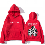 Katseye Kahepoolselt tr&uuml;kitud kapuutsiga pusad Meeste Naiste Vintage riided mood Fliis Pikkade varrukatega Hip Hop t&auml;navar&otilde;ivad L&otilde;dvad pusad S