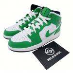 Air Jordan 1 Mid Lucky Green Noorte suurus GS Retro tossud DQ8423-301 EU 36
