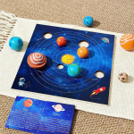 Puidust Montessori Varajase Hariduse Kaheksa Planeeti Laste Pusled Kognitiivne Universum P&auml;ikeses&uuml;steem Planeedi Sobitamise Tahvel Hariduslikud M&auml;nguasjad