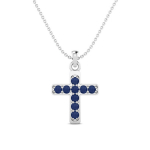 Sinise Safiiriga Usuline Rist Ripats - 925 Sterling H&otilde;be