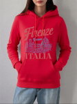 Firenze Itaalia Firenze katedraali prindiga kapuutsiga dressipluus naistele vabaajalik lai pusa p&otilde;hiline taskuga pullover talvine fliis soojad riided S
