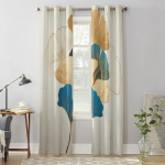 Ginkgo lehed vanas stiilis aknaviinad elutuppa k&ouml;&ouml;ki kaasaegsed kardinad kodu kaunistus rulood eesriided 135W x 60H(cm) x1