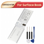 Laetav liitiumaku Microsoft Surface Book 1703 jaoks DAK822470K G3HTA020H Aku 2387mAh