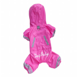 Jas Hujan Anak Anjing untuk Anjing Kecil Menengah Jaket Tahan Air Hewan Peliharaan Pakaian Kostum Luar Ruangan Pakaian Chihuahua Pakaian Teddy S roosa punane v&auml;rv
