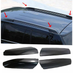 4pcs Black Roof Rack Rail End Cover Shell Cap For Toyota Highlander XU40 2008 2009 2010 2011 2012 2013 Replace cover accessories