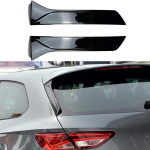 Tagumise akna k&uuml;lgspoileri tiib Seat Leon 5F FR Mk3 MK3.5 2012- auto stiilis Auto Canards Splitter must/s&uuml;sinik carbon look