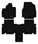 Dywaniki welurowe BASIC czarne do: KIA EV9 crossover (2023-)