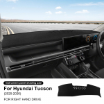 Hyundai Tucson NX4 Facelift 2025 2026 jaoks Autopaneeli kate Flaneellpaneeli matt Vaipkate P&auml;ikesekaitse keep Padi Armatuurlaua kate Regular Style RHD