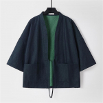 Denim s&auml;rgid Meeste 9XL Suurused Kimono s&auml;rgid Suvine kampsun jakk Vabaaja &uuml;hev&auml;rvilised s&auml;rgid Suur suurus 9XL S roheline