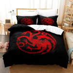Must ja Punane Tulelohe Voodipesu Kollektsioon &Uuml;he Twin T&auml;is Queen King Suurusega Voodi Kollektsioon T&auml;iskasvanu Laste Magamistuba Tekikate Kollektsioonid Voodipesuga 135x200cm 2pcs