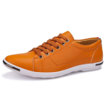 Moodsad Suured Nahast Meeste Kingad Kvaliteetsed Valged Vabaaja Kingad Hingavad Klassikalised Paeladega Tennised Zapatillas De Hombre 42 kollane