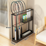 Badminton Racket Storage Rack Multipurpose Stable Easy to Install Sturdy Durability Organizer
