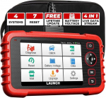 Auto diagnostikakohver - LAUNCH - CRP123X V2.0 - 7 l&auml;htestamist - 5' puuteekraan - OBD2 prantsuse keeles punane
