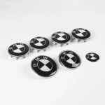 7 tk Autokatte Esiosa Tagumine Pagasiruumi Embleem M&auml;rk BMW 50. Aastap&auml;eva V&auml;ljaandele E36 E46 E53 E90 E60 E93 E87 G01 G20 X3 X5 F30 F20 82 74 56x4 45