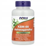 NOW Foods, KSM-66 Ashwagandha&reg;, 600 mg, 90 k&ouml;&ouml;giviljakapslit