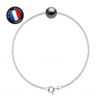 K&auml;ev&otilde;ru - PERLINEA - ehtne Tahiti kultiveeritud p&auml;rl 9-10 mm - 925 h&otilde;be - naised - 18 cm