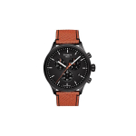 TISSOT Soko kollektsioon Kvartsmehhanism 100 m veekindlus Meeste k&auml;ekell Kell 45 mm Must sihverplaat T116.617.36.051.08- Black Dial Brown Strap