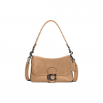Coach Tabby 26 &Uuml;hev&auml;rviline Kirjaga Klapp-kinnitusega Suede Nahast K&auml;e- Crossbody &Otilde;lakott Keskmine Naiste kotid Kameel C5262-V5TOF Basic Set (Bag+Dust Bag)