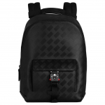 Montblanc Extreme 3.0 Reguleeritav &Otilde;larihm Kuusnurkne Valge T&auml;hega Logo Nahast Seljakott Meeste seljakott Must MB198852 Basic Set (Bag+Dust Bag)