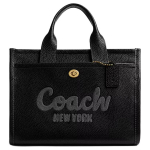 Coach Cargo 34 T&auml;hetr&uuml;kiga Logoga Nahast T&otilde;mblukuga Kotikott Naiste tote Must CAM75-B4BK Basic Set (Bag+Dust Bag)