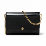 Tory Burch Emerson Sile Kett Logoga &Otilde;lakott Rahakott Naiste kotid Must 176976-001 Basic Set (Bag+Dust Bag)