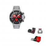 TISSOT T RACE MARC MARQUEZ Kvartsmehhanismiga 100m Veekindel Meeste K&auml;ekell Kell 45mm Must Tihvild T141.417.11.051.00 Silver Strap