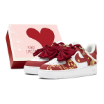 Nike Air Force 1 Slip Resistant Abrasion Resistant Slip Resistant Abrasion Resistant Low top Skateboard Shoes GS DH2920-111(Team88-S-BOX) 36 brown