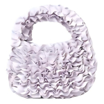 COS Kroolitud kroonlehtedega lukuga minik&auml;sikott Naiste k&auml;ekott Lilla 1269100002 Purple Lilac