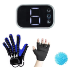 Insuldiravi Kindad K&auml;e Taastusrobott Hemipleegia jaoks Intelligentsne Massaažitreeningseade XXL black