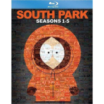South Park: Hooajad 1-5 [Blu-Ray piirkond A: USA] Komplekt karbis, T&auml;iskaader, Subtiitritega, Dolby, Ac-3/Dolby Digital USA import