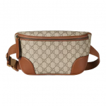 Gucci GG Supreme L&otilde;uend Pruunist Nahast &Auml;&auml;risega V&ouml;&ouml;kotid Unisex'ile Igap&auml;evaseks Kasutamiseks Shopping Bag Set(Basic Set+Shopping Bag)