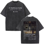 R&auml;ppar Karan Aujla Tuuri Graafikaga Vintage Pesu T-s&auml;rgid Unisex Naiste Mood Hiphop T-s&auml;rgid Vabaaja Puuvillased Gooti Punk T-s&auml;rgid M black