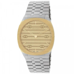 Gucci YA163403 25H 34mm Kvarts Unisex K&auml;ekell 34mm h&otilde;be