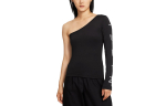 Nike Sportswear T-s&auml;rgid Naiste Must/Valge As&uuml;mmeetriline Krae M&otilde;&otilde;dukas Muu CZ8189-010 S