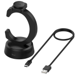 Kella laadija Laadimisalus Magnetiline juhtmevaba laadija Laadimishoidik Samsung Galaxy Watch 8/8 Classic/Ultra 2026/7 jaoks must