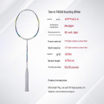 LI-NING Storm 74 6U &Uuml;likerge Professionaalne T&auml;iss&uuml;sinikust Sulgpallireket