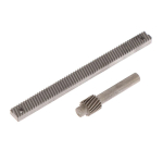 100mm Metallist Hammaslati ja Hammasrattakomplekt - 5mm Laius Lineaarse Liikumise &Uuml;lekandeosad Masinatele gray