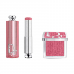 DIOR Rose Glowing Rouge + Rouge pulk Meigikomplekt Looduslik niisutust suurendav v&auml;rv + Kaheosaline komplekt: P&otilde;sepuna #012 Rosewood + P&otilde;sepuna pulk #012 Rosewood punane