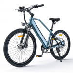 HillMiles MileTrail 1 Linnas&otilde;iduks Elektriline Jalgratas 350W Mootor 36V13Ah Aku 25KM/H Tippkiirus 100KM S&otilde;iduulatus K&otilde;ik Maastikud T&auml;iskasvanute E-jalgratas sinine